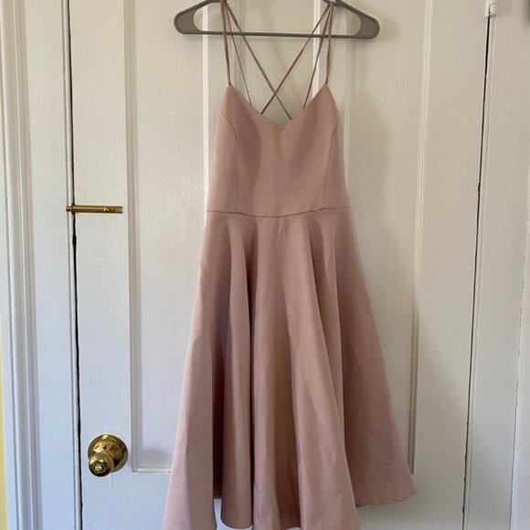 Gorgeous A-Line Pink Dress- LIKE NEW! - Picture 4 of 4